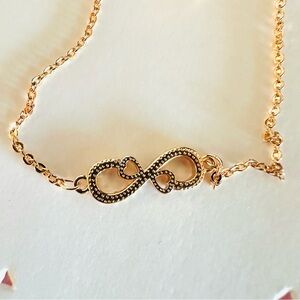 18K Rose Gold Infinity Bracelet NEW  Pretty Bird